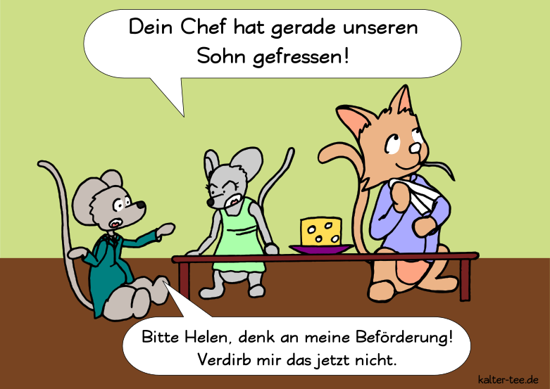 Der Chef zuhause