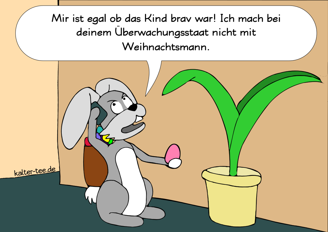 Oserhase vs. Weihnachtsmann