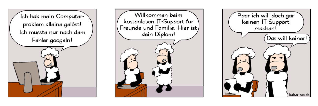 Eine unfreiwillige Umschulung!