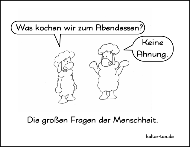 Die großen Fragen der Menschheit